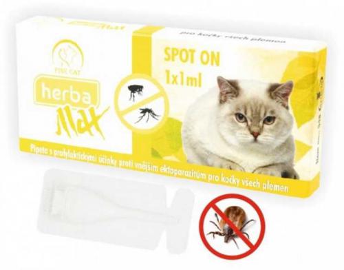 Max Herba Spot-on Cat repelentn kapsle, koka (1 x 1 ml)