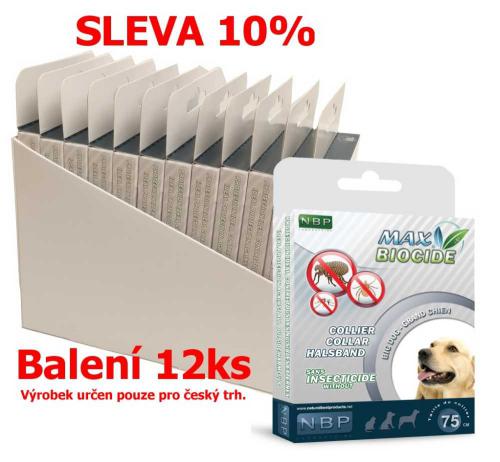 Max Biocide Collar Dog repelentn obojek, pes 75 cm (12 ks) SLEVA 10 % !CZ!