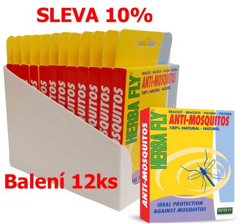 Herba Fly Anti Mosquitos nramek proti komrm (12 ks) SLEVA 10 %