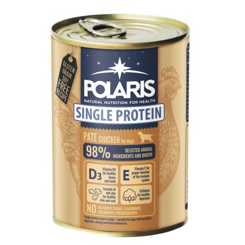 Polaris Single Protein pat Pes Kuec, konzerva 400 g PRODEJ PO BALEN (6 ks)