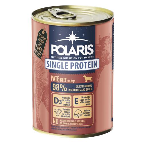 Polaris Single Protein pat Pes Hovz, konzerva 400 g PRODEJ PO BALEN (6 ks)