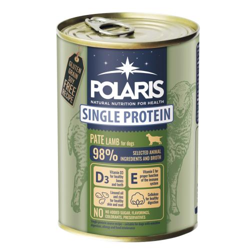 Polaris Single Protein pat Pes Jehn, konzerva 400 g PRODEJ PO BALEN (6 ks)