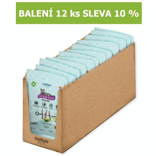 Serrano Snack Cat Oral Care Sardine 50 g (12 ks) SLEVA 10 %